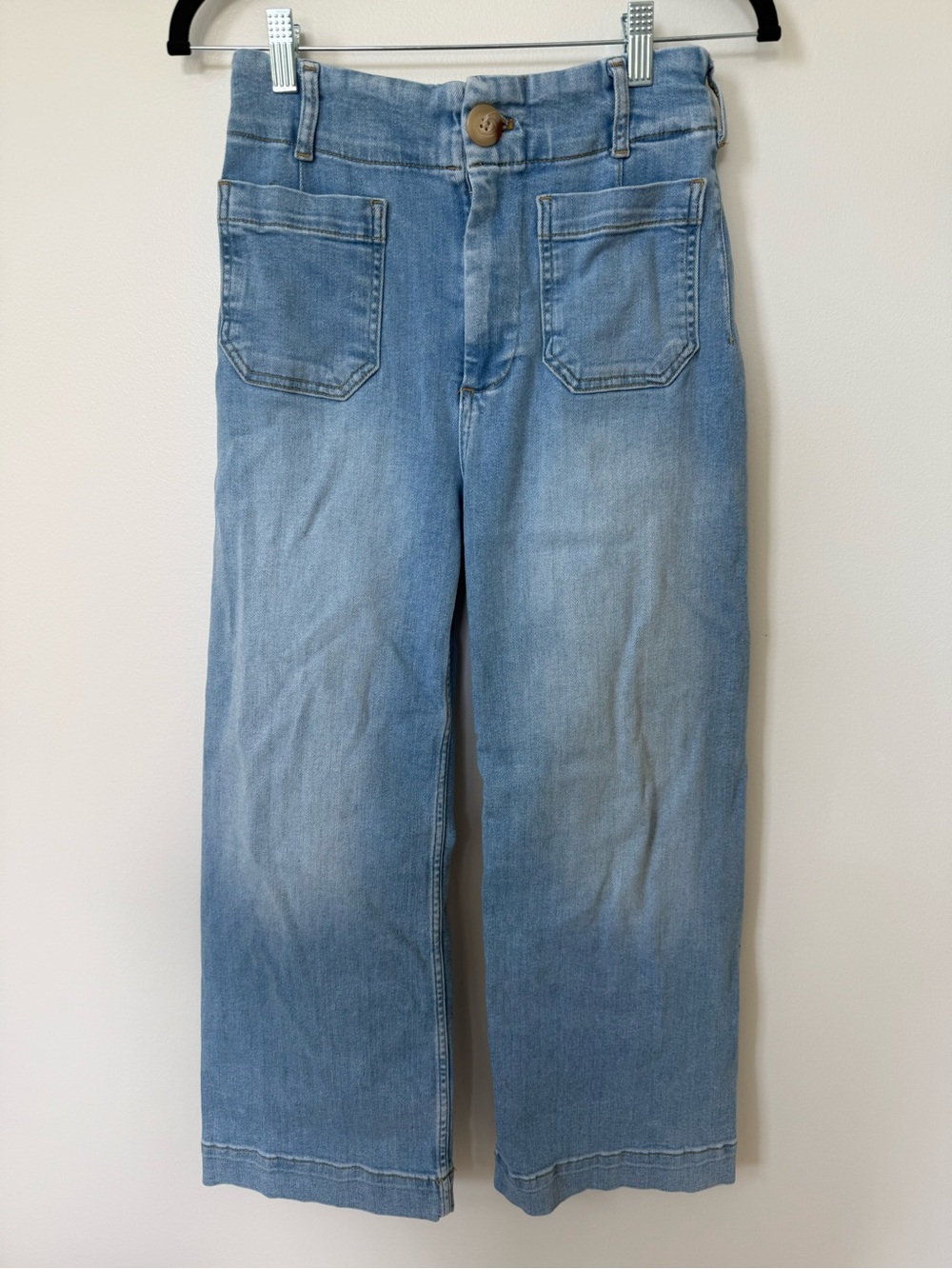 Maeve The Collette Light Wash Wide-Leg Jeans with Patch Pockets - Picture 6 of 7